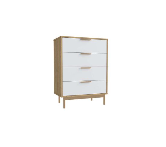 Fyn - Commode Scandinave Pieds Finition Rose Gold