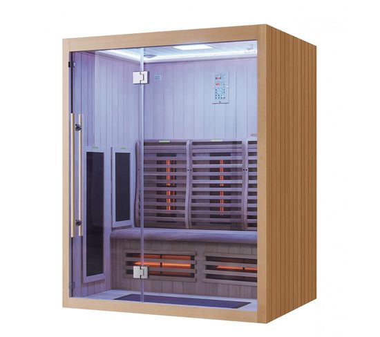 Sauna Infrarouge Boreal® Signature 160 à Spectre Complet - 160x120x205
