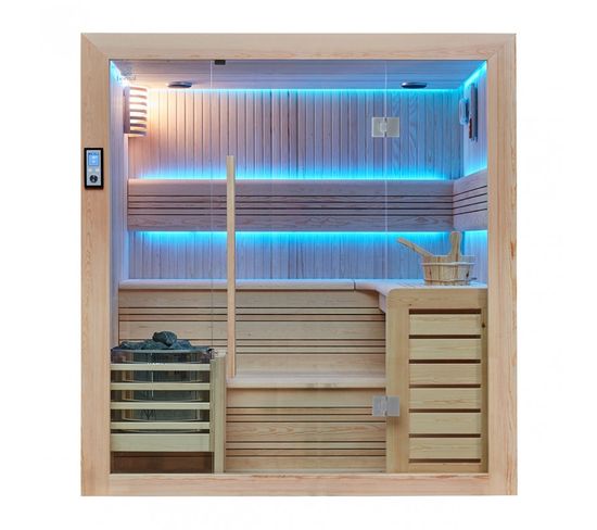 Sauna Traditionnel Boreal® Baltik 200 - 5 Places - 200x170x210 Cm