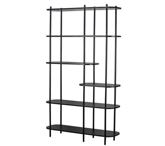 Etagere Bibliotheque Industriel Moderne De 5 Niveaux Bois