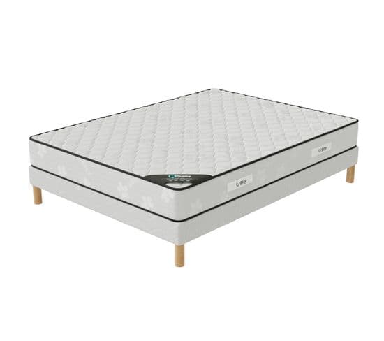 Ensemble Matelas Mousse Medicaltex + Sommier 120x200 Hauteur 20cm