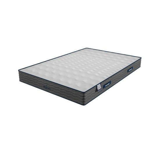 Matelas Mousse Premium Iris - 90x190x20cm - Tissu Respirant - Accueil Tonique-soutien Très Ferme