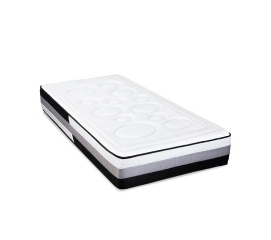 Matelas Ressorts Ensachés Zenith 90x190 Cm Accueil Mémoire De Forme