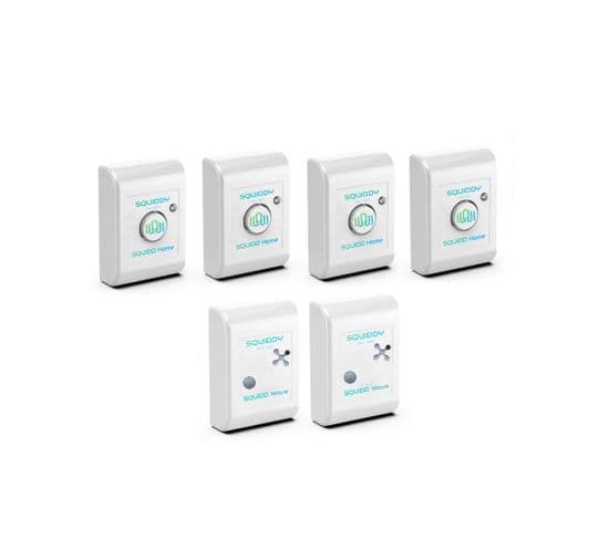 Alarme Connectée 3 En 1 Pack Appartement T3 Squiddy