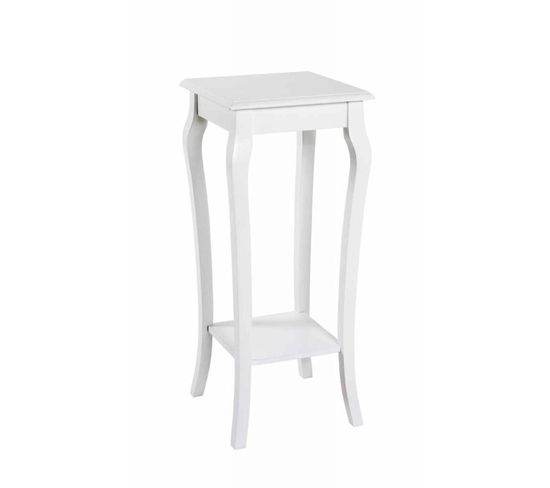 Table D'appoint Vintage En Bois "elsa" 71cm Blanc