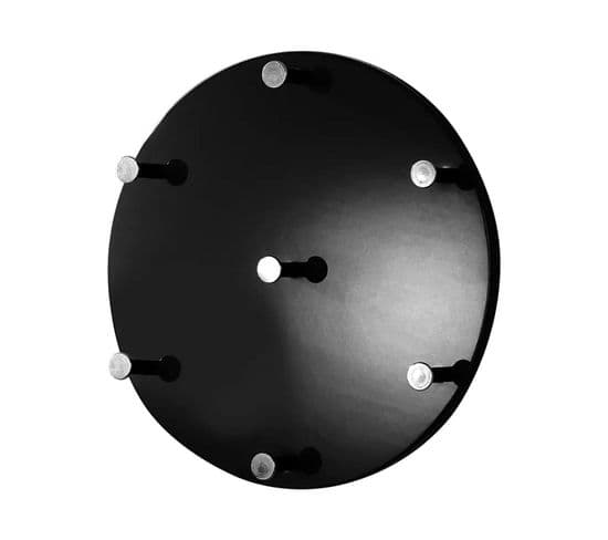 Patère Murale Ronde "kely" 35cm Noir