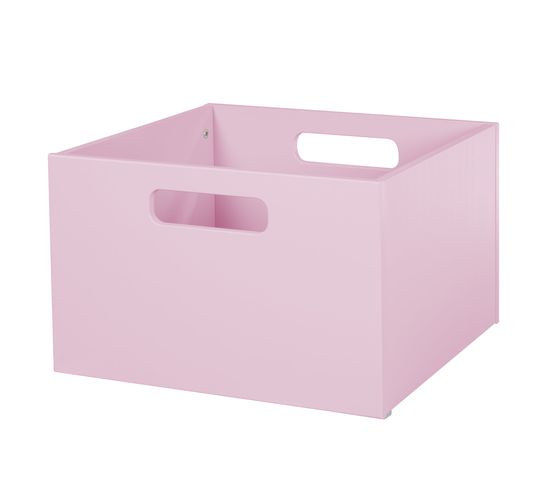 Casier En Bois Pour Chambre D'enfant - Boîte De Rangement Pour Les Jouets - Rose