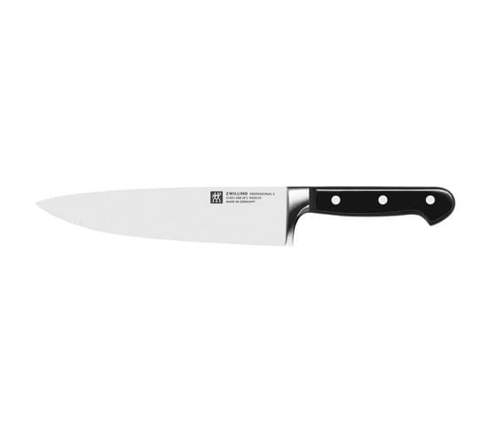 Couteau De Chef Professional S, Lame 20 Cm, Acier Formule Spéciale