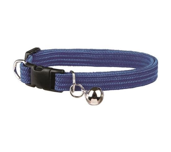 Collier Élastique Nylon Violet Pour Chat