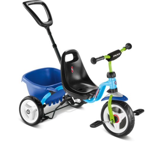 Tricycle Bleu Ceety Propulsion Avant Droit