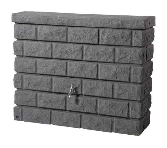 Kit Mur "rocky" - 400 L - Gris Granite