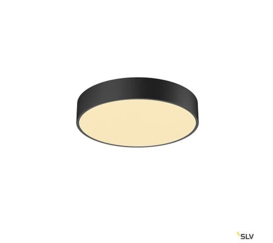 Applique Et Plafonnier Intérieur Slv Medo 40 Ambient, Rond, Noir, LED, 30w, 3000k/4000k, Variable