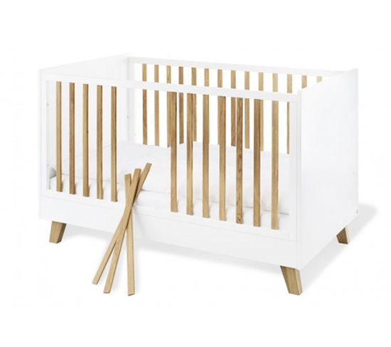 Ensemble Economique Pan Large 2 Pièces Lit De Bébé Évolutif Commode à Langer Large