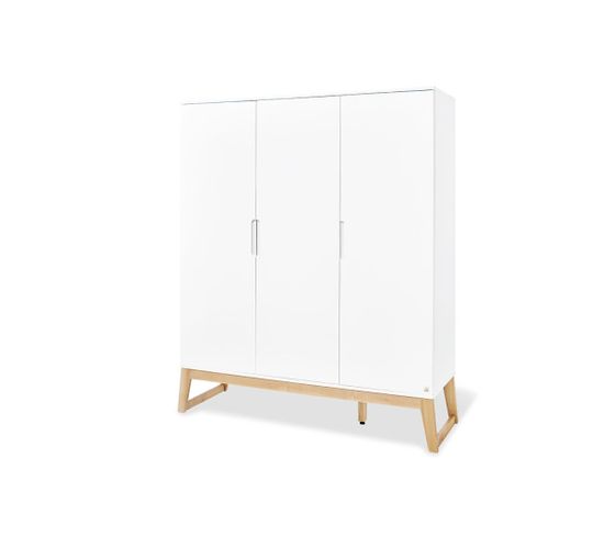 Grande Armoire 'bridge' Blanc Bois