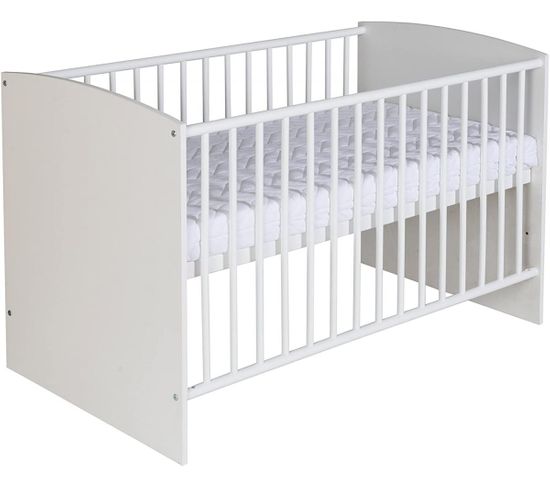 Lit D'enfant 60 X 120 Cm Classic White