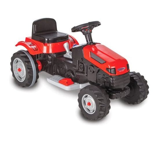 Ride On Tracteur Strong Bull Rouge 6v