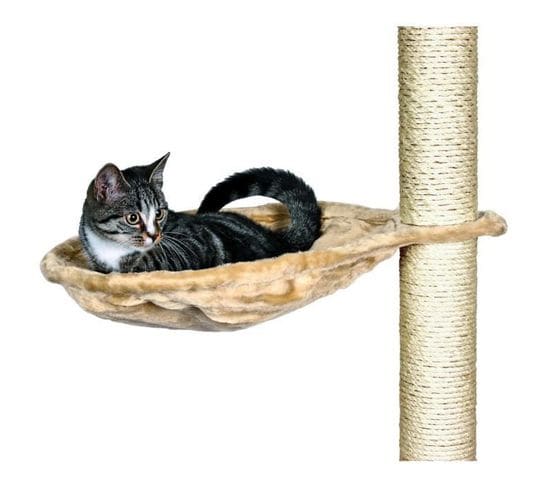 Nid Xl Peluche Pour Arbre À Chat Ø45 Cm Beige