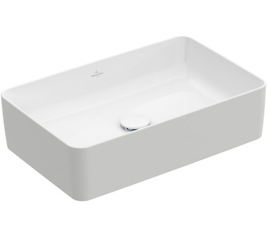 Vasque A Poser Rectangle Villeroy Et Boch Collaro Stone White Ceramicplus