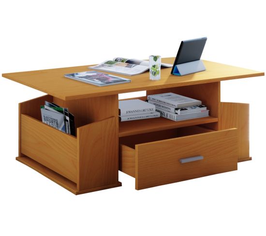 Table Basse Junata En MDF 110x52x44 Cm