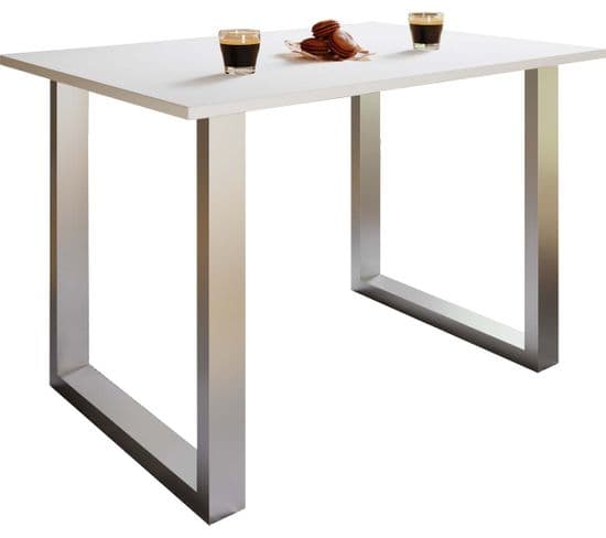 Table à Manger Xonau 140x50cm Blanc