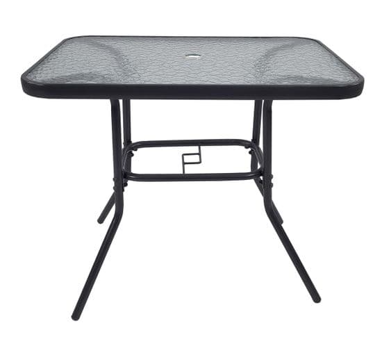 Ina Table De Jardin Anthracite 80 x 55 x 70 Cm