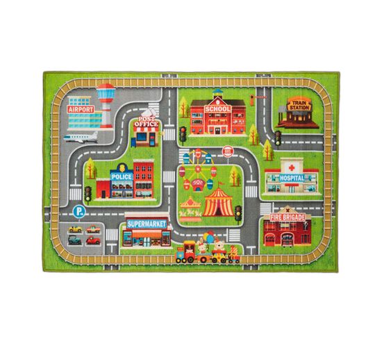 Tapis De Jeux Voiture Petite Ville