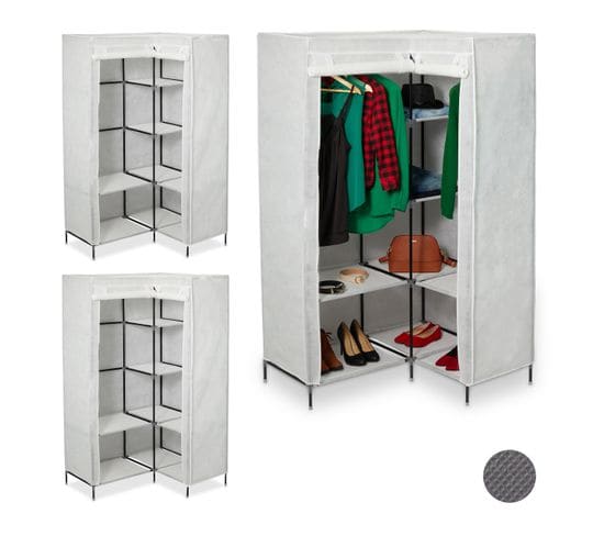 3xarmoire De Coins En Tissu