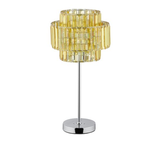 Lampe De Chevet Cristal Et Or