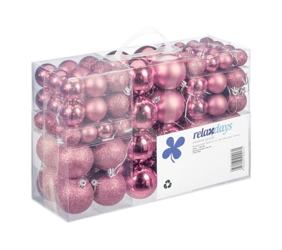 Lot De 100 Boules De Noël