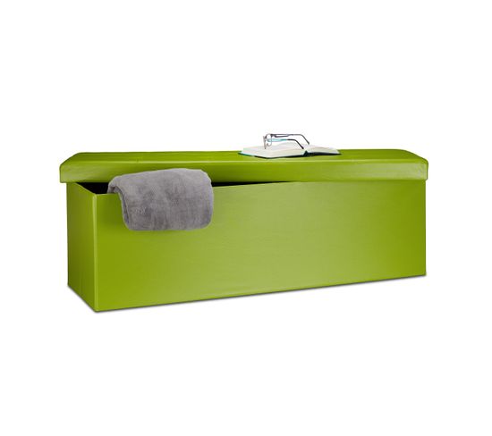 Tabouret Pliant Similicuir 114x38x38 - Vert