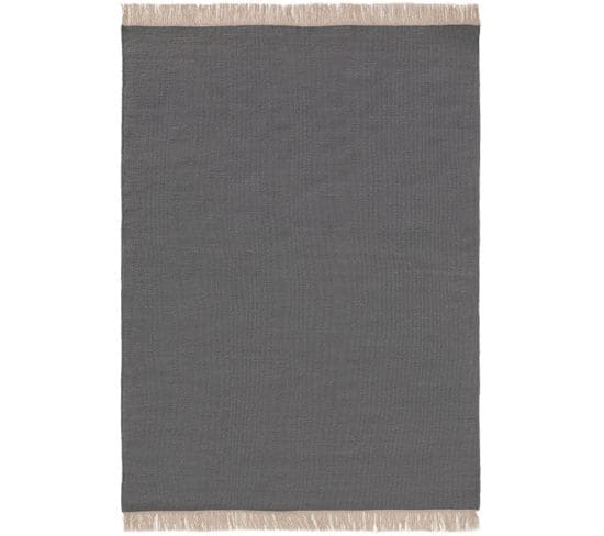 Tapis De Laine Liv Gris 140x200 Cm