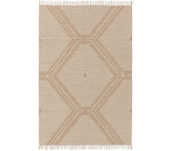 Tapis En Coton Sydney Beige 200x300 Cm