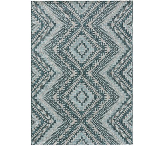 Tapis D'extérieur et Intérieur Cleo Bleu 240x340 Cm