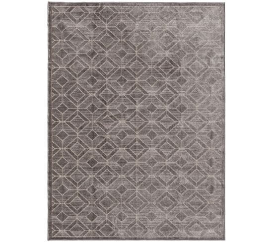 Tapis Daisy Gris 140x200 Cm