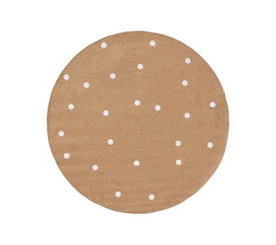 Tapis Enfant Pippa Marron Clair 115 Cm Round