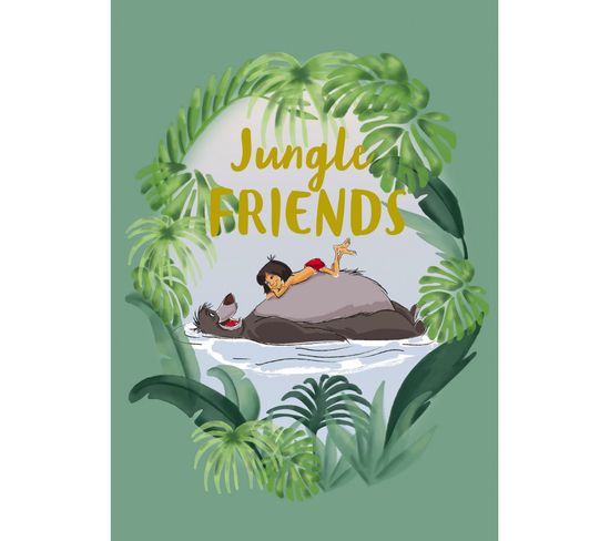 Poster Disney Le Livre De La Jungle - Mowgli Et Baloo Les Amis De La Jungle 40 Cm X 50 Cm