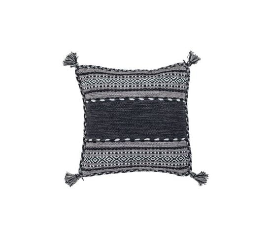 Coussin Déco "alhambra" 45x45cm Gris