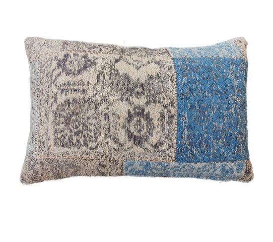 Coussin Déco "symphonia" 40x60cm Bleu