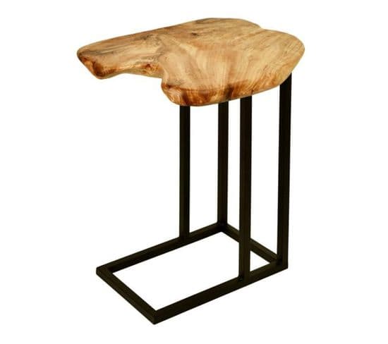 Table D'appoint En Bois "woody 610" 61cm Naturel