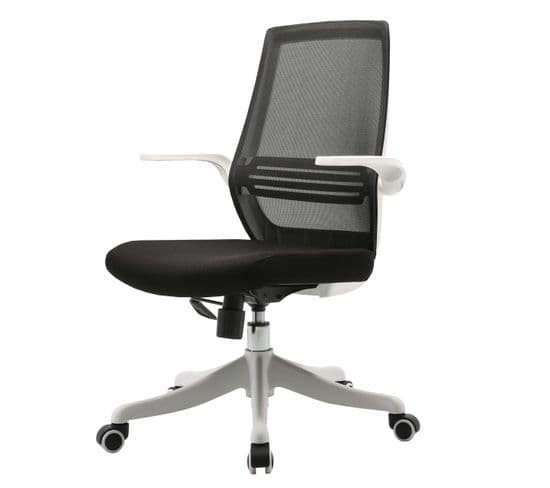 Sihoo Chaise De Bureau Ergonomique Moderne Respirante Accoudoir Relevable Noir