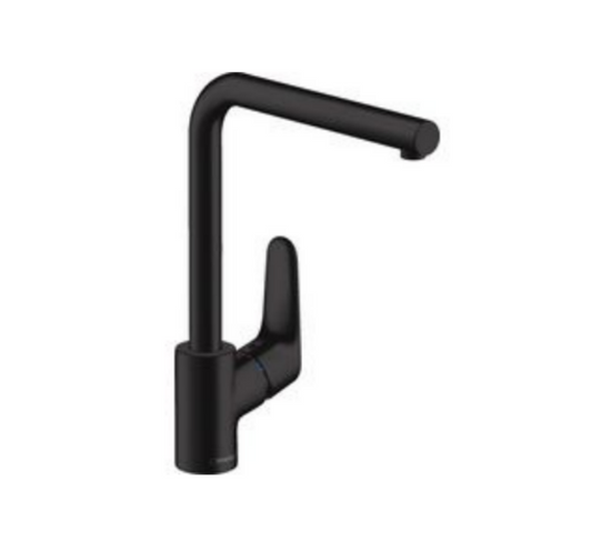 Robinet De Cuisine Hansgrohe Focus M41 280 Noir Mat