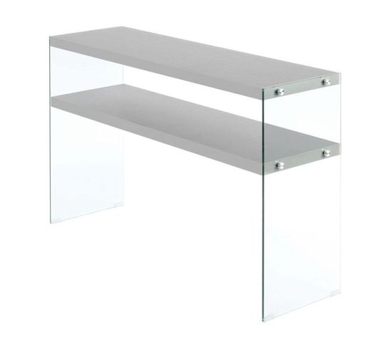 Console Design "elementary" 110cm Argent