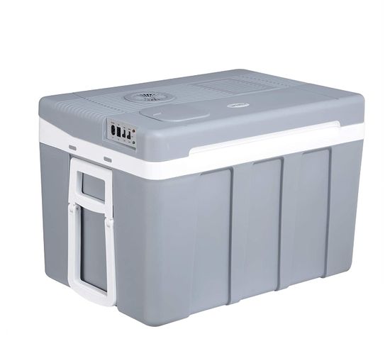 Mini Réfrigerateur De Voiture.multifonctionnel-portable.chaud-froid.50 Litres.60x41x42cm.gris