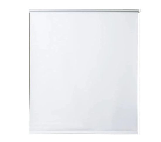 Store Enrouleur Occultant Isolant Thermique Avec Revêtement Sans Perçage 90x150cm, Blanc