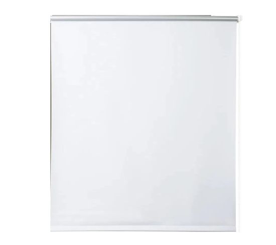 Store Enrouleur Occultant Isolant Thermique Avec Revêtement Sans Perçage 95x150cm, Blanc