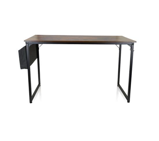 Bureau Workspace H Noir/noyer