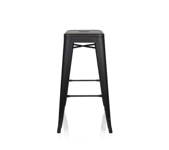 Tabouret De Bar Vantaggio High Noir Mat