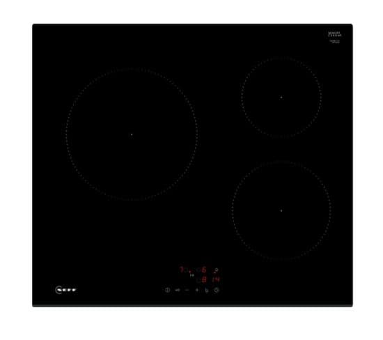 Table De Cuisson Induction 60cm 3 Feux 4600wnoir - T36fbc1l0