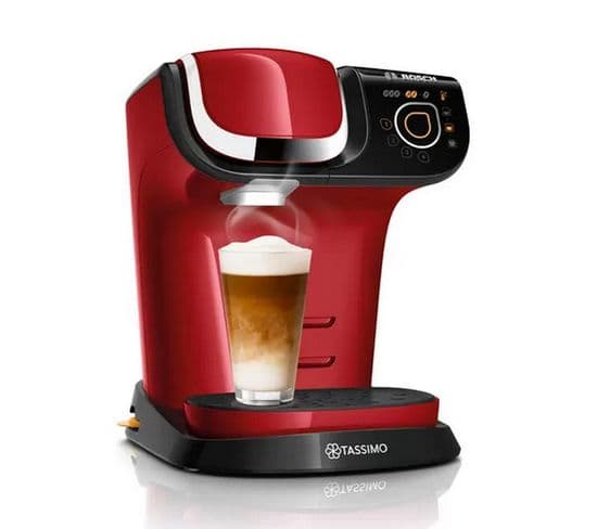 Cafetière À Dosettes 3.3bars 1300w Rouge - Tas6503 - Toutes les cafetières  et machines à dosettes BUT