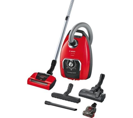 Aspirateur Avec Sac Gl80 Proanimal Rouge - 650 Watt - 74 dB - Capacité : 5l - Bgb8pet1